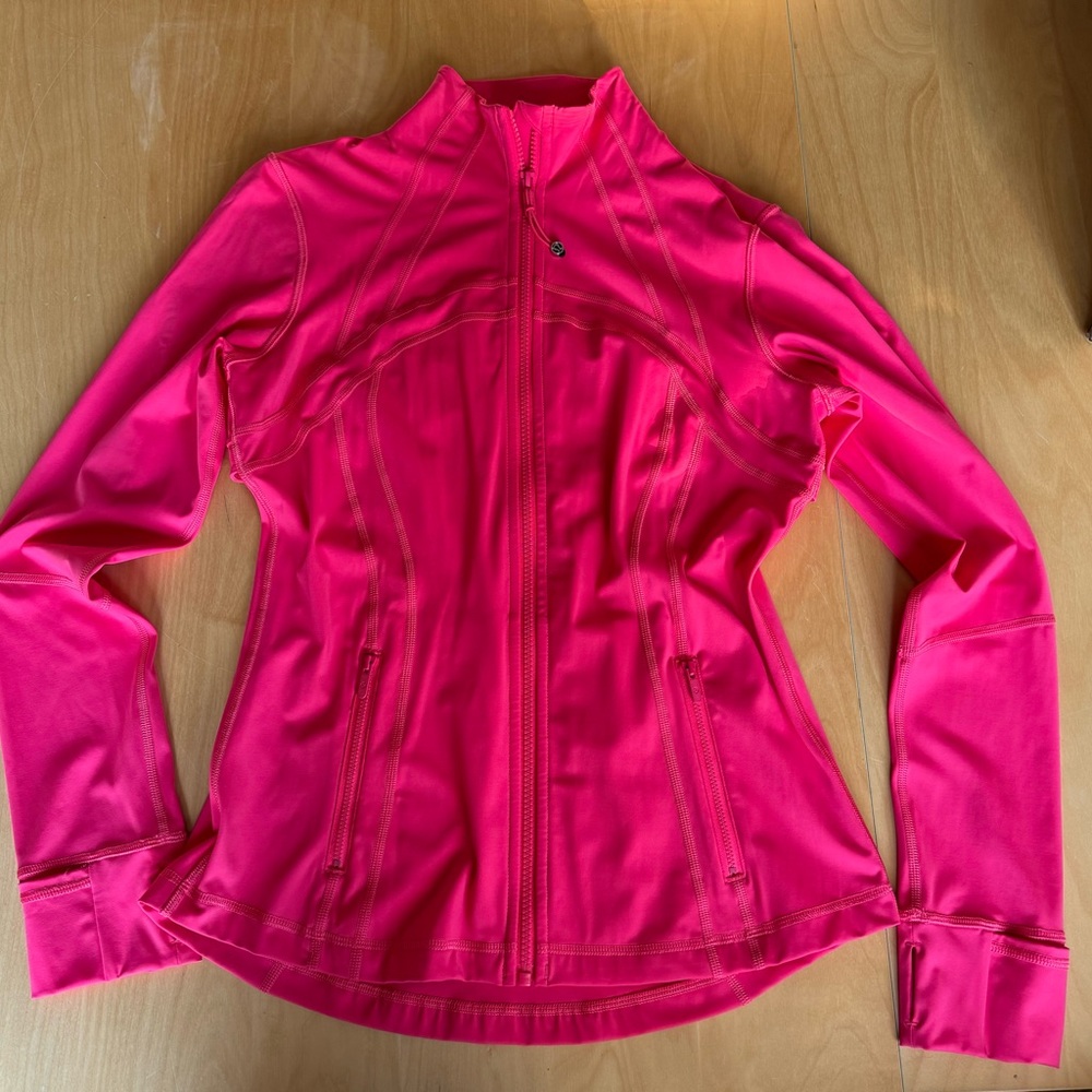 Lululemon Define Jacket Nulux in heartthrob pink